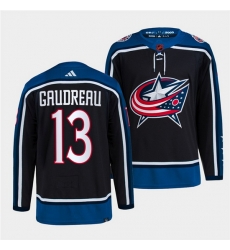 Men Columbus Blue Jackets 13 Johnny Gaudreau Navy 2022 Reverse Retro Stitched Jersey Men Columbus Blue Jackets 13 Johnny Gaudreau Navy 2022 Reverse Retro Stitched Jersey