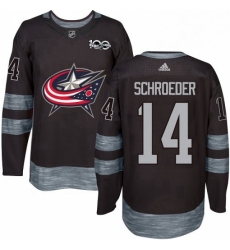 Mens Adidas Columbus Blue Jackets 14 Jordan Schroeder Premier Black 1917 2017 100th Anniversary NHL Jersey Mens Adidas Columbus Blue Jackets 14 Jordan Schroeder Premier Black 1917 2017 100th Anniversary NHL Jersey
