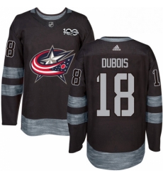 Mens Adidas Columbus Blue Jackets 18 Pierre Luc Dubois Premier Black 1917 2017 100th Anniversary NHL Jersey Mens Adidas Columbus Blue Jackets 18 Pierre Luc Dubois Premier Black 1917 2017 100th Anniversary NHL Jersey
