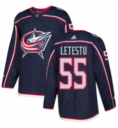 Mens Adidas Columbus Blue Jackets 55 Mark Letestu Authentic Navy Blue Home NHL Jersey Mens Adidas Columbus Blue Jackets 55 Mark Letestu Authentic Navy Blue Home NHL Jersey