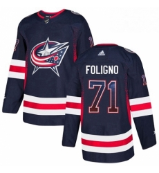 Mens Adidas Columbus Blue Jackets 71 Nick Foligno Authentic Navy Blue Drift Fashion NHL Jersey Mens Adidas Columbus Blue Jackets 71 Nick Foligno Authentic Navy Blue Drift Fashion NHL Jersey