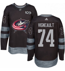 Mens Adidas Columbus Blue Jackets 74 Sam Vigneault Premier Black 1917 2017 100th Anniversary NHL Jersey Mens Adidas Columbus Blue Jackets 74 Sam Vigneault Premier Black 1917 2017 100th Anniversary NHL Jersey