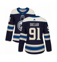 Womens Adidas Columbus Blue Jackets 91 Anthony Duclair Premier Navy Blue Alternate NHL Jersey Womens Adidas Columbus Blue Jackets 91 Anthony Duclair Premier Navy Blue Alternate NHL Jersey