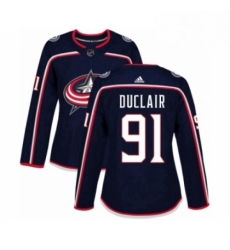 Womens Adidas Columbus Blue Jackets 91 Anthony Duclair Premier Navy Blue Home NHL Jersey Womens Adidas Columbus Blue Jackets 91 Anthony Duclair Premier Navy Blue Home NHL Jersey