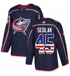 Youth Adidas Columbus Blue Jackets 45 Lukas Sedlak Authentic Navy Blue USA Flag Fashion NHL Jersey Youth Adidas Columbus Blue Jackets 45 Lukas Sedlak Authentic Navy Blue USA Flag Fashion NHL Jersey