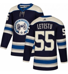 Youth Adidas Columbus Blue Jackets 55 Mark Letestu Authentic Navy Blue Alternate NHL Jersey Youth Adidas Columbus Blue Jackets 55 Mark Letestu Authentic Navy Blue Alternate NHL Jersey