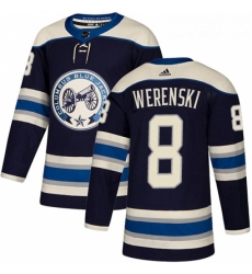 Youth Adidas Columbus Blue Jackets 8 Zach Werenski Authentic Navy Blue Alternate NHL Jersey Youth Adidas Columbus Blue Jackets 8 Zach Werenski Authentic Navy Blue Alternate NHL Jersey