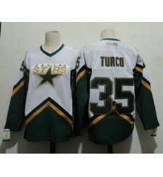 Men Dallas Stars 35 MARTY TURCO 2003 CCM Throwback Home NHL Jersey Men Dallas Stars 35 MARTY TURCO 2003 CCM Throwback Home NHL Jersey