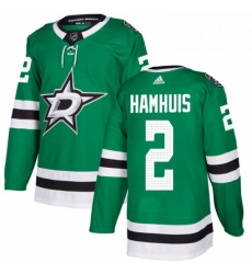 Mens Adidas Dallas Stars 2 Dan Hamhuis Authentic Green Home NHL Jersey Mens Adidas Dallas Stars 2 Dan Hamhuis Authentic Green Home NHL Jersey