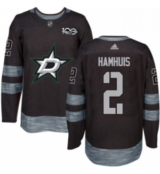 Mens Adidas Dallas Stars 2 Dan Hamhuis Premier Black 1917 2017 100th Anniversary NHL Jersey Mens Adidas Dallas Stars 2 Dan Hamhuis Premier Black 1917 2017 100th Anniversary NHL Jersey