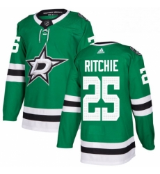 Mens Adidas Dallas Stars 25 Brett Ritchie Authentic Green Home NHL Jersey Mens Adidas Dallas Stars 25 Brett Ritchie Authentic Green Home NHL Jersey
