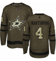 Mens Adidas Dallas Stars 4 Craig Hartsburg Premier Green Salute to Service NHL Jersey Mens Adidas Dallas Stars 4 Craig Hartsburg Premier Green Salute to Service NHL Jersey