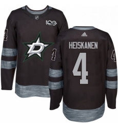 Mens Adidas Dallas Stars 4 Miro Heiskanen Authentic Black 1917 2017 100th Anniversary NHL Jersey Mens Adidas Dallas Stars 4 Miro Heiskanen Authentic Black 1917 2017 100th Anniversary NHL Jersey