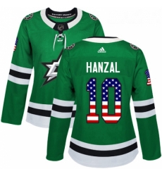 Womens Adidas Dallas Stars 10 Martin Hanzal Authentic Green USA Flag Fashion NHL Jersey Womens Adidas Dallas Stars 10 Martin Hanzal Authentic Green USA Flag Fashion NHL Jersey