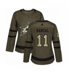 Womens Adidas Dallas Stars 11 Martin Hanzal Authentic Green Salute to Service NHL Jersey Womens Adidas Dallas Stars 11 Martin Hanzal Authentic Green Salute to Service NHL Jersey
