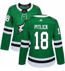 Womens Adidas Dallas Stars 18 Tyler Pitlick Premier Green Home NHL Jersey Womens Adidas Dallas Stars 18 Tyler Pitlick Premier Green Home NHL Jersey