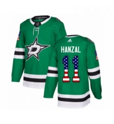 Youth Adidas Dallas Stars 11 Martin Hanzal Authentic Green USA Flag Fashion NHL Jersey Youth Adidas Dallas Stars 11 Martin Hanzal Authentic Green USA Flag Fashion NHL Jersey