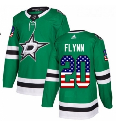 Youth Adidas Dallas Stars 20 Brian Flynn Authentic Green USA Flag Fashion NHL Jersey Youth Adidas Dallas Stars 20 Brian Flynn Authentic Green USA Flag Fashion NHL Jersey
