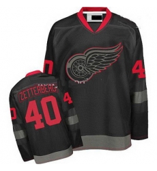 2011 Detroit 40 Henrik Zetterberg Black Ice Hockey Jersey 2011 Detroit 40 Henrik Zetterberg Black Ice Hockey Jersey