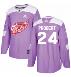 Mens Adidas Detroit Red Wings 24 Bob Probert Authentic Purple Fights Cancer Practice NHL Jersey Mens Adidas Detroit Red Wings 24 Bob Probert Authentic Purple Fights Cancer Practice NHL Jersey
