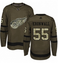 Mens Adidas Detroit Red Wings 55 Niklas Kronwall Authentic Green Salute to Service NHL Jersey Mens Adidas Detroit Red Wings 55 Niklas Kronwall Authentic Green Salute to Service NHL Jersey