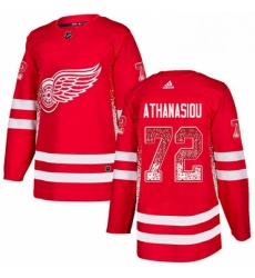 Mens Adidas Detroit Red Wings 72 Andreas Athanasiou Authentic Red Drift Fashion NHL Jersey Mens Adidas Detroit Red Wings 72 Andreas Athanasiou Authentic Red Drift Fashion NHL Jersey