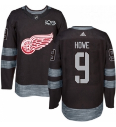 Mens Adidas Detroit Red Wings 9 Gordie Howe Authentic Black 1917 2017 100th Anniversary NHL Jersey Mens Adidas Detroit Red Wings 9 Gordie Howe Authentic Black 1917 2017 100th Anniversary NHL Jersey