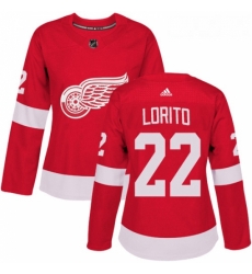 Womens Adidas Detroit Red Wings 22 Matthew Lorito Premier Red Home NHL Jersey Womens Adidas Detroit Red Wings 22 Matthew Lorito Premier Red Home NHL Jersey