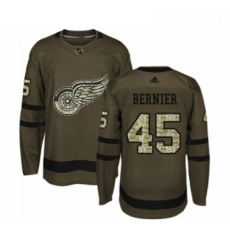 Youth Adidas Detroit Red Wings 45 Jonathan Bernier Premier Green Salute to Service NHL Jersey Youth Adidas Detroit Red Wings 45 Jonathan Bernier Premier Green Salute to Service NHL Jersey