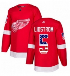 Youth Adidas Detroit Red Wings 5 Nicklas Lidstrom Authentic Red USA Flag Fashion NHL Jersey Youth Adidas Detroit Red Wings 5 Nicklas Lidstrom Authentic Red USA Flag Fashion NHL Jersey