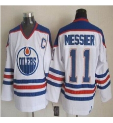 Edmonton Oilers #11 Mark Messier White CCM Throwback Stitched NHL Jersey Edmonton Oilers #11 Mark Messier White CCM Throwback Stitched NHL Jersey