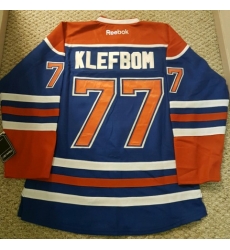 Edmonton Oilers #77 Klefbom NHL Hockey Jersey Edmonton Oilers #77 Klefbom NHL Hockey Jersey