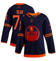 Men Edmonton Oilers 74 Ethan Bear Navy Adidas Jersey Men Edmonton Oilers 74 Ethan Bear Navy Adidas Jersey