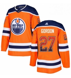 Mens Adidas Edmonton Oilers 27 Boyd Gordon Authentic Orange Drift Fashion NHL Jersey Mens Adidas Edmonton Oilers 27 Boyd Gordon Authentic Orange Drift Fashion NHL Jersey