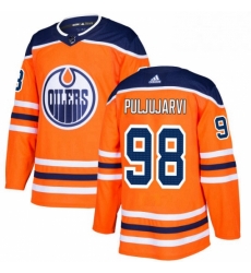 Mens Adidas Edmonton Oilers 98 Jesse Puljujarvi Authentic Orange Home NHL Jersey Mens Adidas Edmonton Oilers 98 Jesse Puljujarvi Authentic Orange Home NHL Jersey
