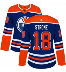 Womens Adidas Edmonton Oilers 18 Ryan Strome Authentic Royal Blue Alternate NHL Jersey Womens Adidas Edmonton Oilers 18 Ryan Strome Authentic Royal Blue Alternate NHL Jersey