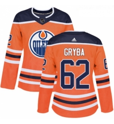 Womens Adidas Edmonton Oilers 62 Eric Gryba Authentic Orange Home NHL Jersey Womens Adidas Edmonton Oilers 62 Eric Gryba Authentic Orange Home NHL Jersey