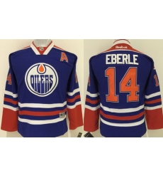 Oilers #14 Jordan Eberle Stitched Light Blue Youth NHL Jersey II Oilers #14 Jordan Eberle Stitched Light Blue Youth NHL Jersey II