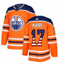 Youth Adidas Edmonton Oilers 17 Jari Kurri Authentic Orange USA Flag Fashion NHL Jersey Youth Adidas Edmonton Oilers 17 Jari Kurri Authentic Orange USA Flag Fashion NHL Jersey