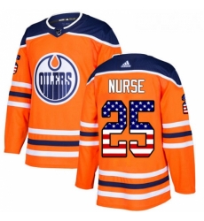 Youth Adidas Edmonton Oilers 25 Darnell Nurse Authentic Orange USA Flag Fashion NHL Jersey Youth Adidas Edmonton Oilers 25 Darnell Nurse Authentic Orange USA Flag Fashion NHL Jersey