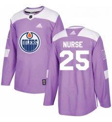 Youth Adidas Edmonton Oilers 25 Darnell Nurse Authentic Purple Fights Cancer Practice NHL Jersey Youth Adidas Edmonton Oilers 25 Darnell Nurse Authentic Purple Fights Cancer Practice NHL Jersey