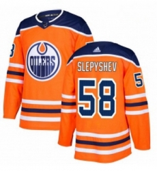 Youth Adidas Edmonton Oilers 58 Anton Slepyshev Authentic Orange Home NHL Jersey Youth Adidas Edmonton Oilers 58 Anton Slepyshev Authentic Orange Home NHL Jersey