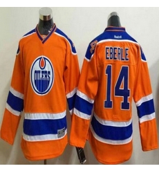 Youth Edmonton Oilers #14 Jordan Eberle Orange Stitched NHL Jersey Youth Edmonton Oilers #14 Jordan Eberle Orange Stitched NHL Jersey
