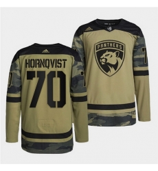 Men Florida Panthers 70 Patric Hornqvist 2022 Camo Military Appreciation Night Stitched jersey Men Florida Panthers 70 Patric Hornqvist 2022 Camo Military Appreciation Night Stitched jersey