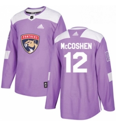 Mens Adidas Florida Panthers 12 Ian McCoshen Authentic Purple Fights Cancer Practice NHL Jersey Mens Adidas Florida Panthers 12 Ian McCoshen Authentic Purple Fights Cancer Practice NHL Jersey