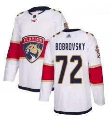 Panthers #72 Sergei Bobrovsky White Road Authentic Stitched Youth Hockey Jersey Panthers #72 Sergei Bobrovsky White Road Authentic Stitched Youth Hockey Jersey