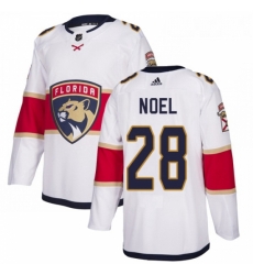 Youth Adidas Florida Panthers 28 Serron Noel Authentic White Away NHL Jersey Youth Adidas Florida Panthers 28 Serron Noel Authentic White Away NHL Jersey