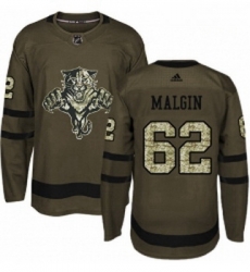 Youth Adidas Florida Panthers 62 Denis Malgin Authentic Green Salute to Service NHL Jersey Youth Adidas Florida Panthers 62 Denis Malgin Authentic Green Salute to Service NHL Jersey