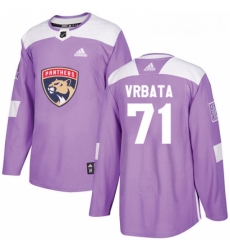 Youth Adidas Florida Panthers 71 Radim Vrbata Authentic Purple Fights Cancer Practice NHL Jersey Youth Adidas Florida Panthers 71 Radim Vrbata Authentic Purple Fights Cancer Practice NHL Jersey