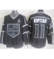 Los Angeles Kings #11 Anze Kopitar Black ICE Fashion NHL Jerseys Los Angeles Kings #11 Anze Kopitar Black ICE Fashion NHL Jerseys